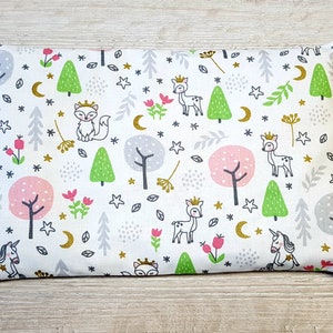 Personalized cherry stone pillow / rapeseed pillow / washable heat pad / cooling pad / grain pillow / forest animals