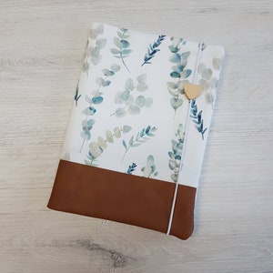 U-boekjeshoes gepersonaliseerd met naam / vaccinatiecertificaat / gezondheidsboekjes / examenboekjes / katoen / kunstleer / eucalyptus