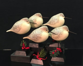 Folk art sandpipers