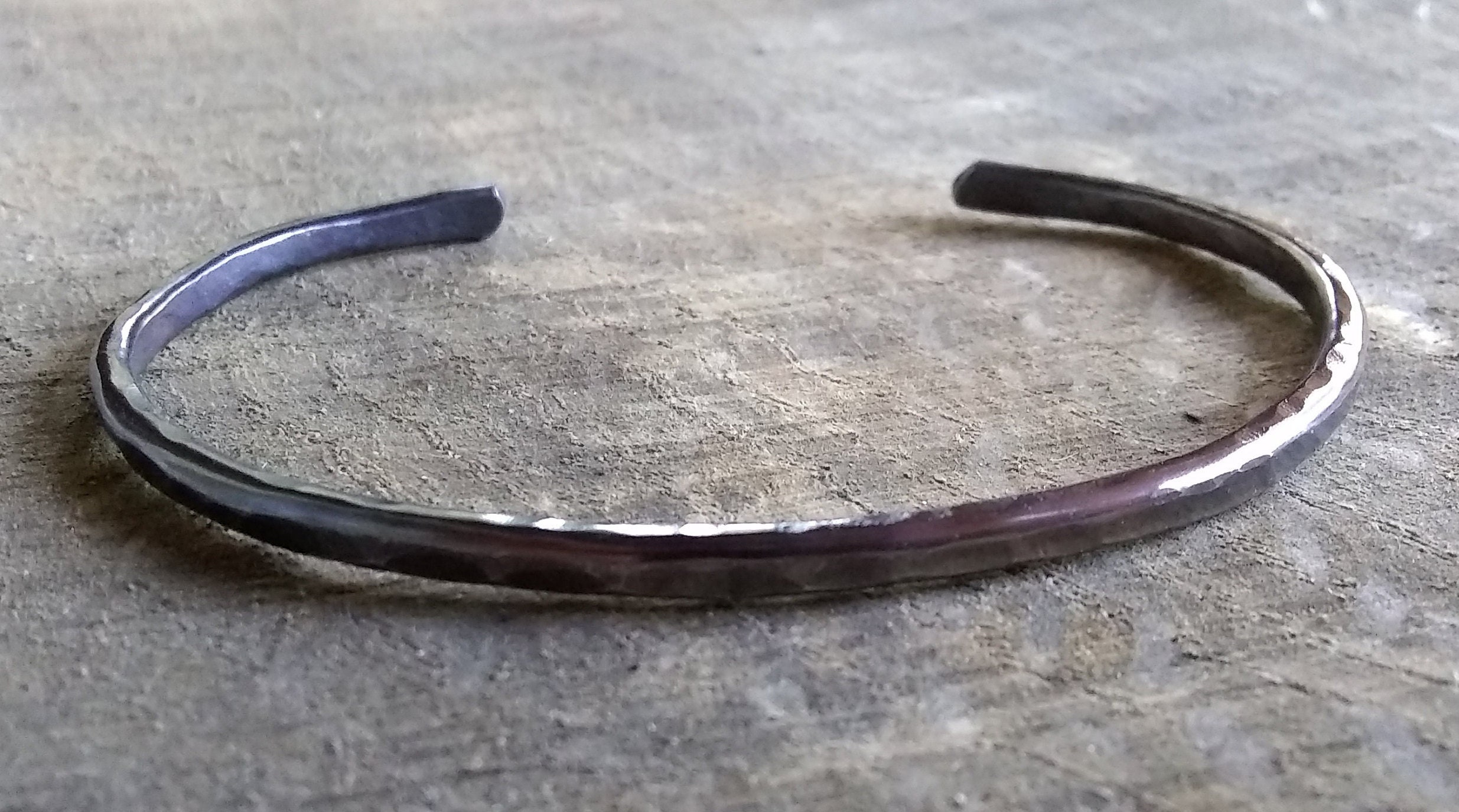 Unisex Cuff Bracelet Thin Cuff Bracelet Narrow Bracelet Etsy