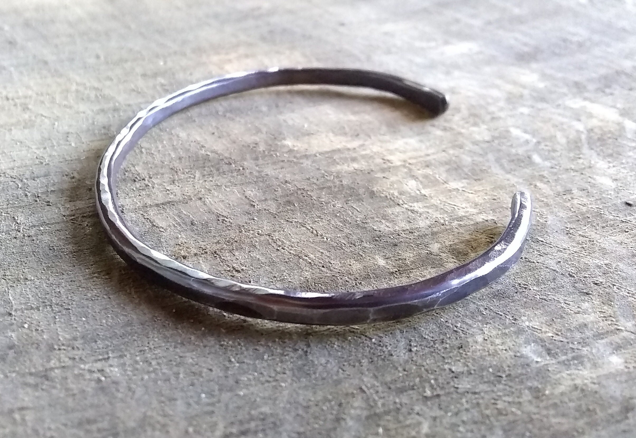 Unisex Cuff Bracelet Thin Cuff Bracelet Narrow Bracelet Etsy
