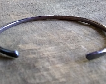 Unisex Cuff Bracelet, Thin Cuff Bracelet, Narrow Bracelet, Simple Bracelet, Minimalist Bracelet, Elegant Bracelet, Custom Sized, unisex gift