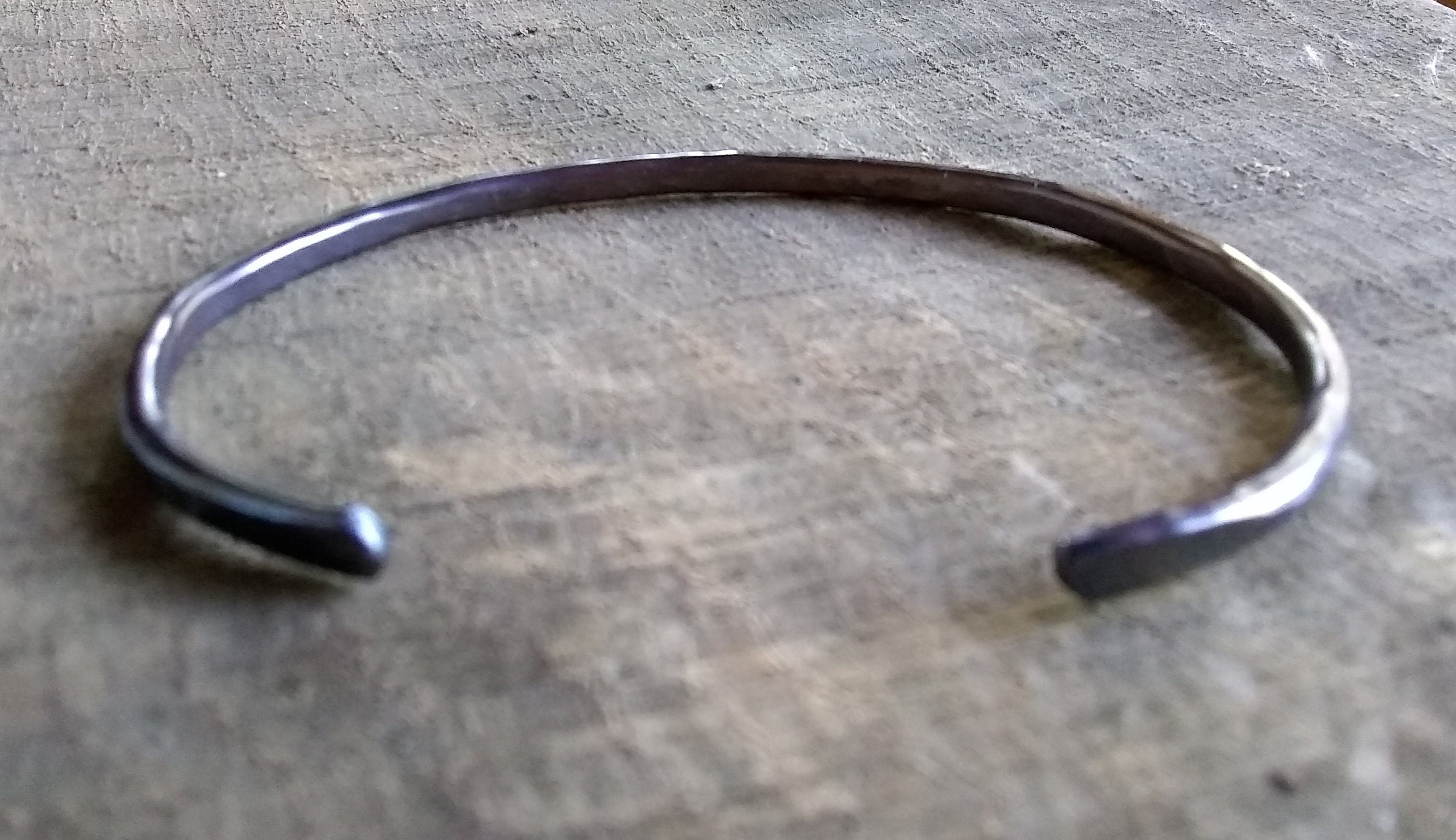 Unisex Cuff Bracelet Thin Cuff Bracelet Narrow Bracelet Etsy