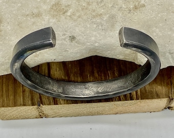 Big Flat Titanium Cuff Bracelet for Men