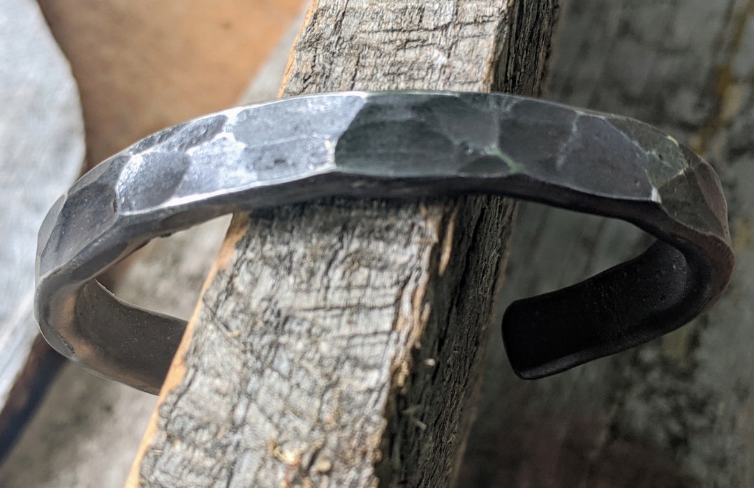 Hammered Titanium Cuff Bracelet, Bracelet for Men, Titanium Bracelet, Titanium Cuff, Cuff for