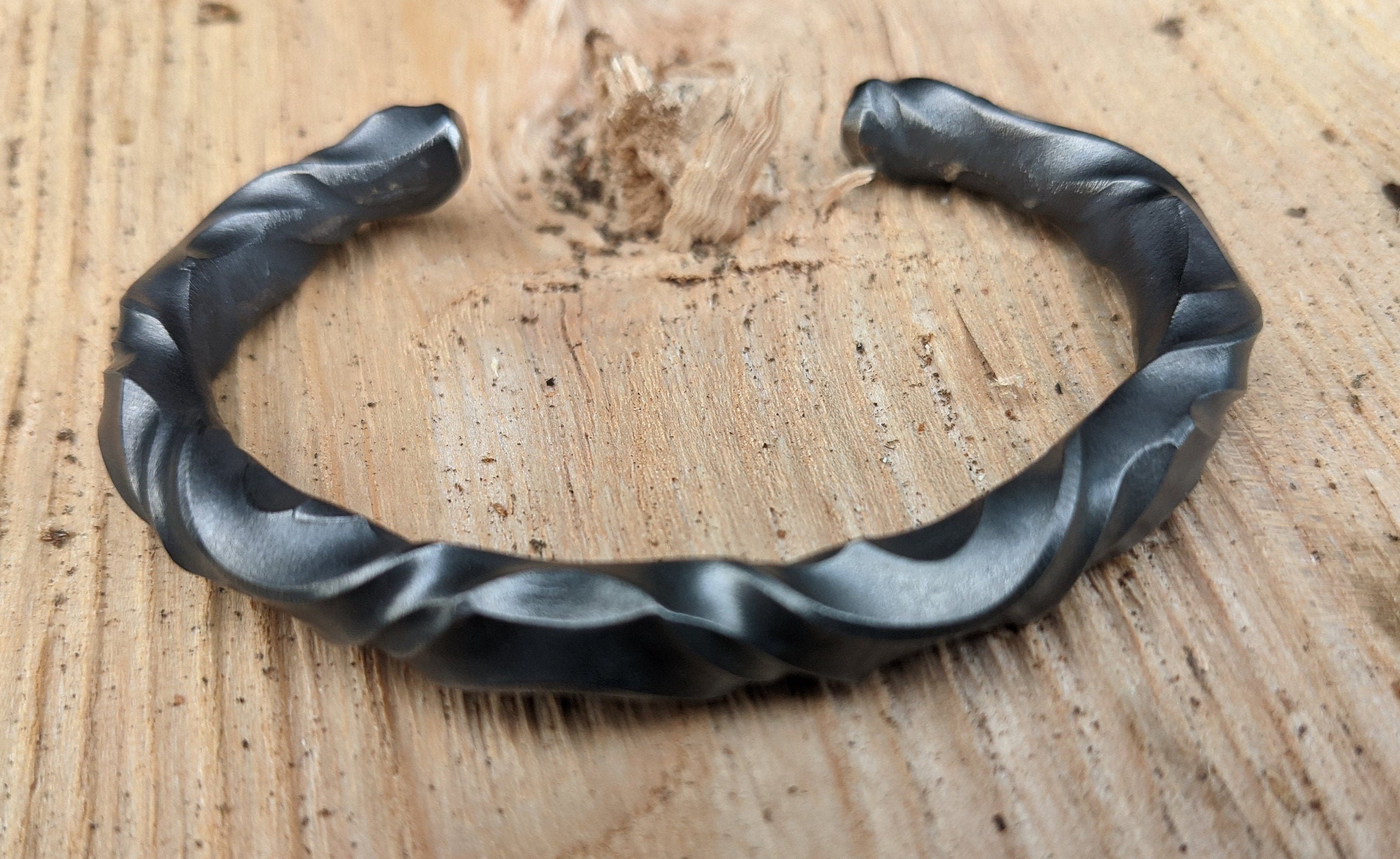 Twisted Thorn Bracelet, Bracelet for Men, Stainless Steel, Unique