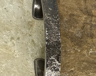 Titanium Bracelet, Stone Forged Cuff, Rugged, Bracelet for Men, Men's Jewelry, Cuff Bracelet, Handmade, Hand crafted, Blacksmith Creation