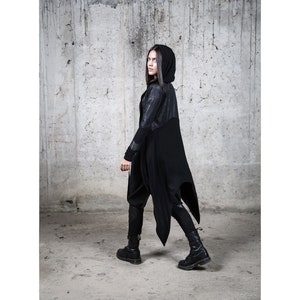 Chronovore Cardigan (unique women fashion-futuristic fashion-cyberpunk-street fashion-avantgarde-dystopian-burning man-festival fashion)