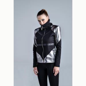 Iris Jacket (avantgarde fashion-futuristic clothing-cyberpunk-street high fashion-unique women fashion-unique jacket-dystopian fashion)