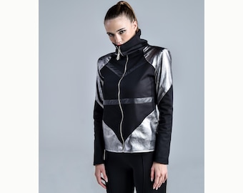 Iris Jacket (avantgarde fashion-futuristic clothing-cyberpunk-street high fashion-unique women fashion-unique jacket-dystopian fashion)