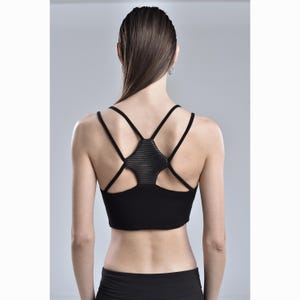 Cinder Top (women clothing-party wear-summer top tee-festival clothing-short top-cyberpunk clothing-black crop top-unique women top)