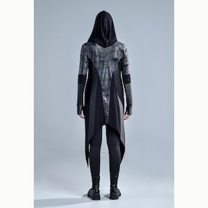 Zen Cardigan  (unique women fashion-futuristic fashion-cyberpunk-street fashion-avantgarde-dystopian-burning man-festival fashion)