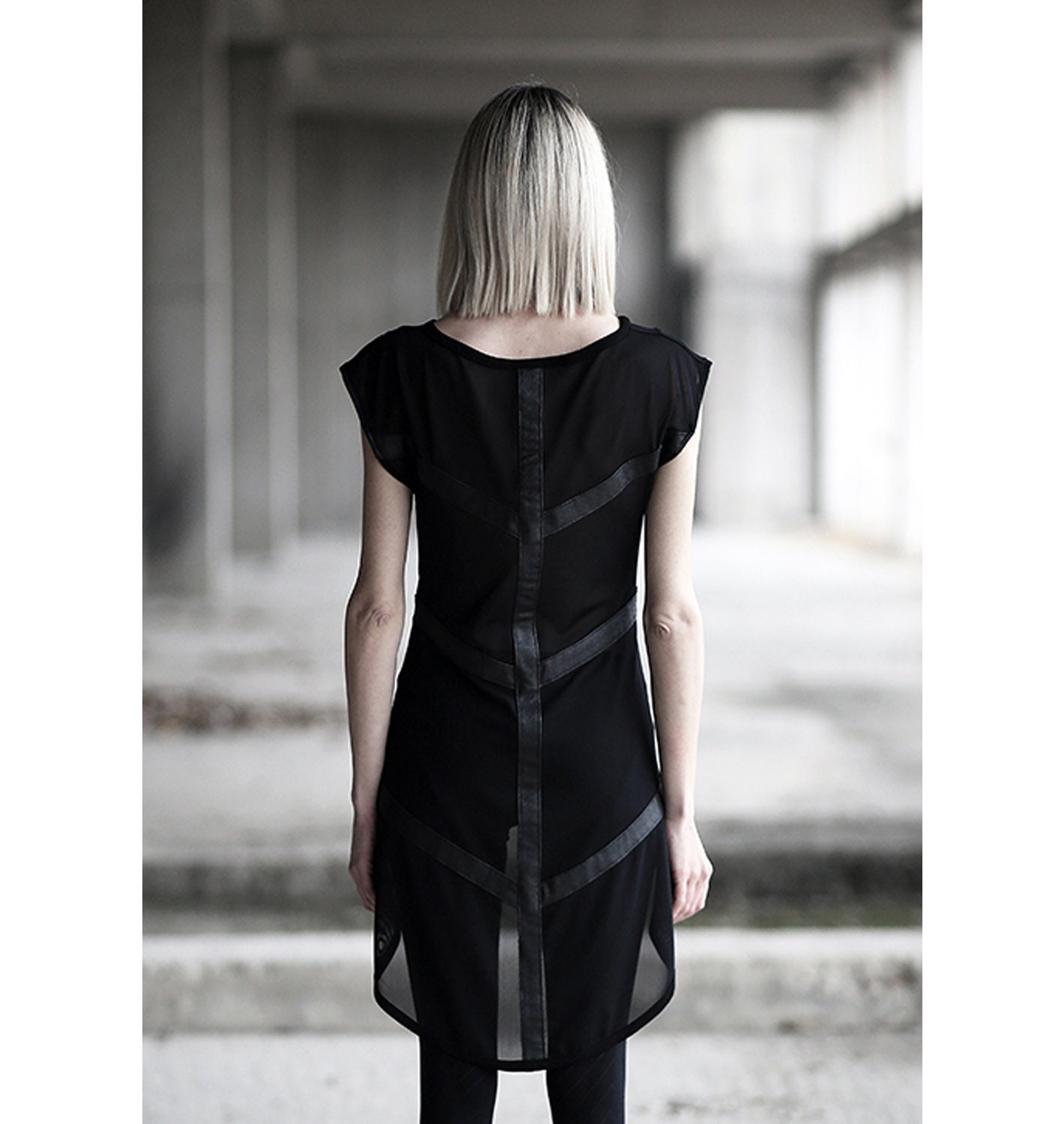 Leather Tunic Dress - Etsy