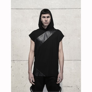 Underworld Tank (men top-avantgarde fashion-street high fashion-futuristic clothing-cyberpunk-street wear-dystopian-festival clothing)