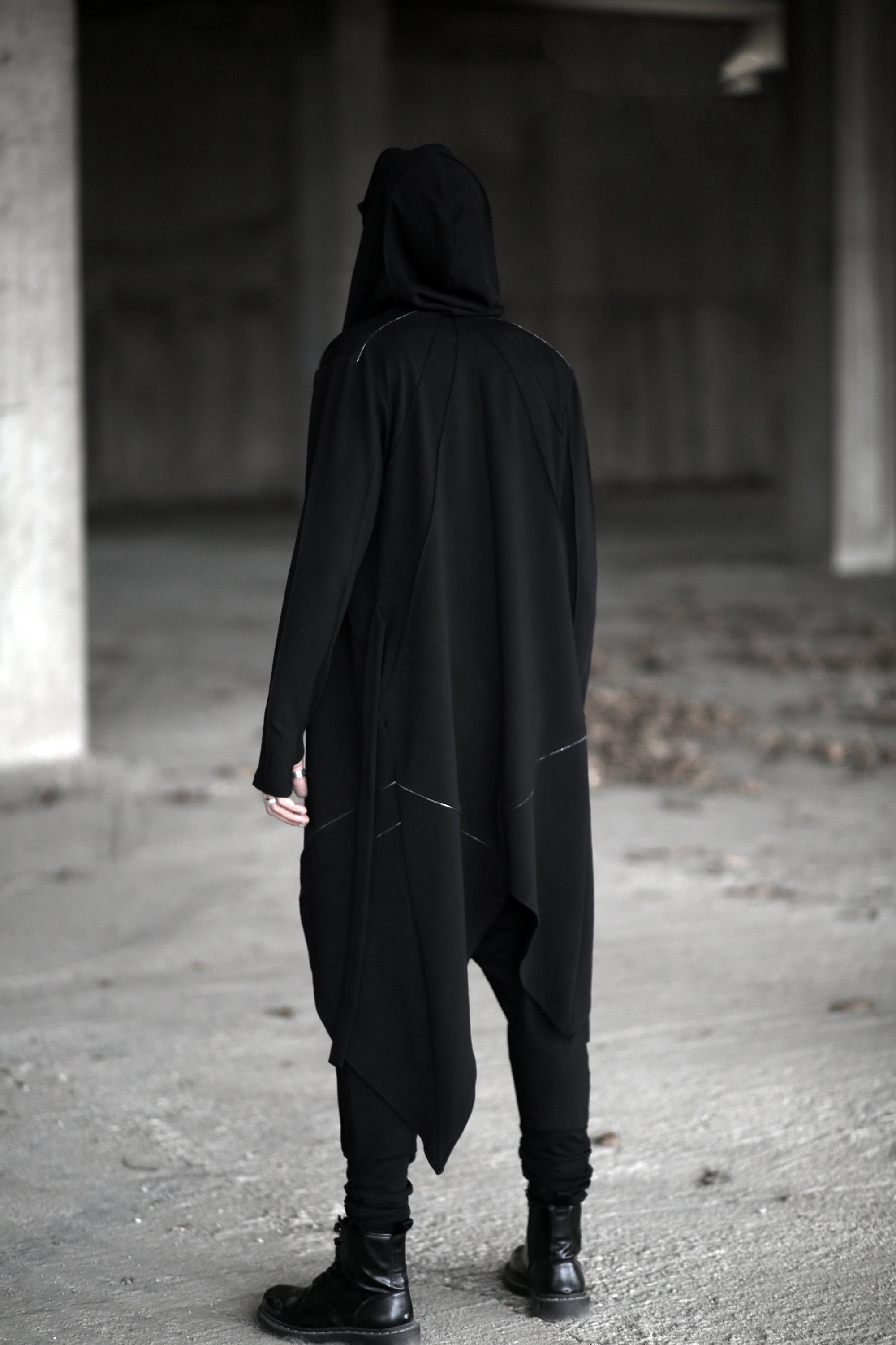 Berlin Beauty Cardigan men clothing-men cardigan-black long | Etsy