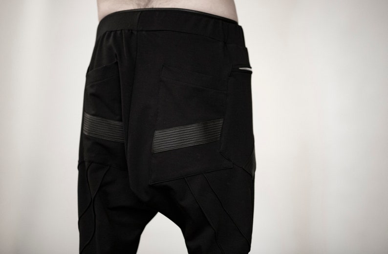 Die Illusion Pants men pants-men clothing-black pants-black clothing-alternative clothing-street fashion-apocalyptic clothing-loose pants
