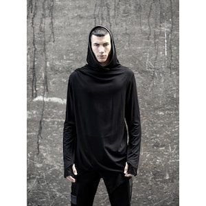 Avian Blouse (avantgarde clothing-dystopian-black men clothing-unique men fashion-street men fashion-black men blouse-black men style)