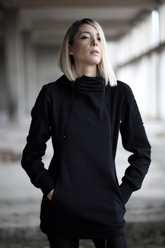 Sudadera Negra Dama