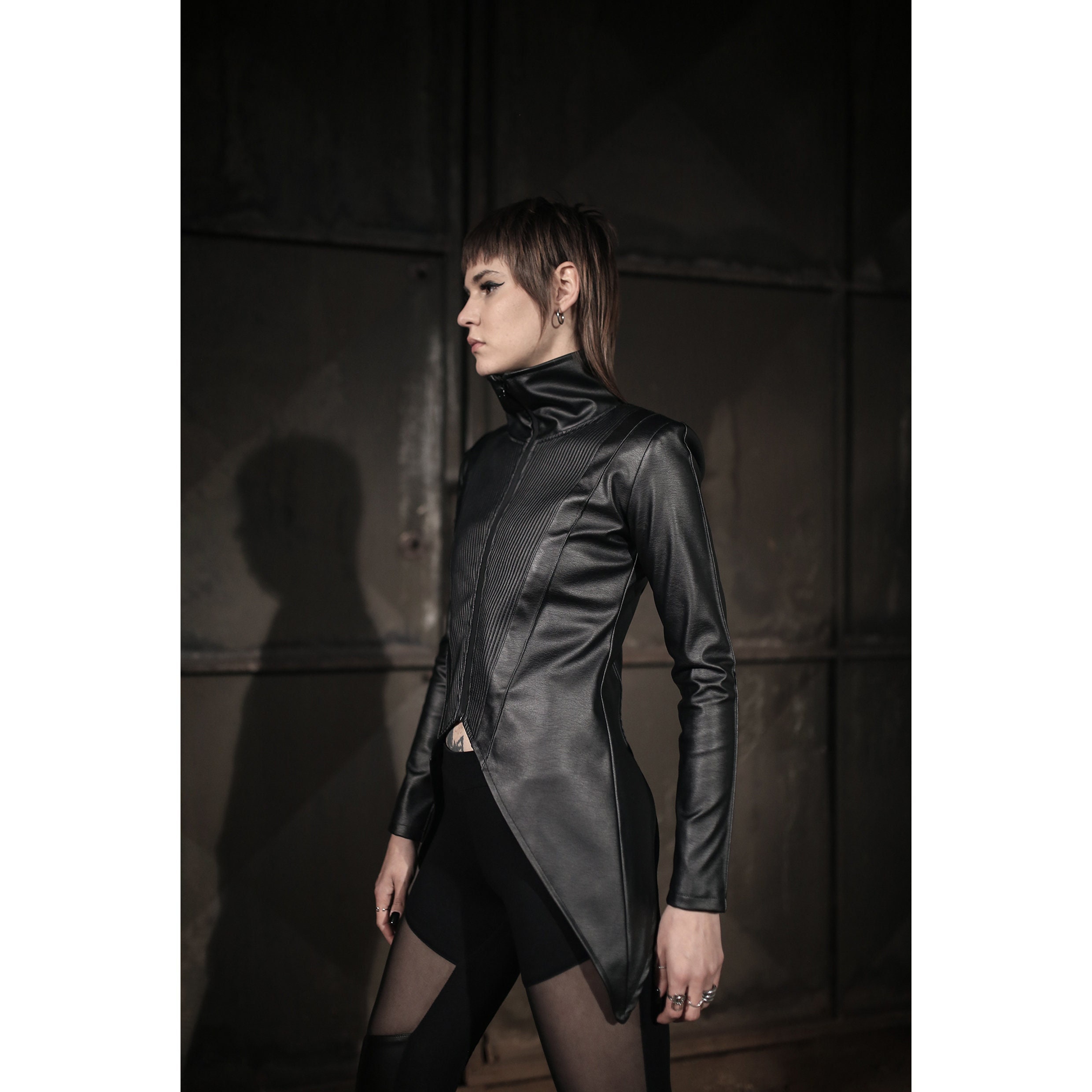 ÉPINE leather lady jacket black leather lady jacket black | épine