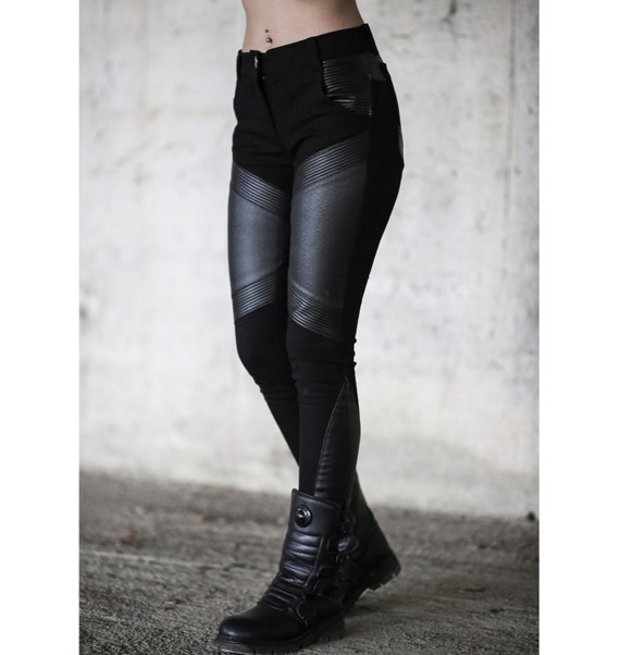 Women's Black Leather & Faux Leather Pants & Leggings | Nordstrom