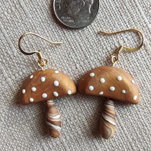 Handmade Polymer Clay Seasonal Earrings, Easter eggs, flower basket, floral, mushroom, Holiday jewelry, holly, unique, custom orders