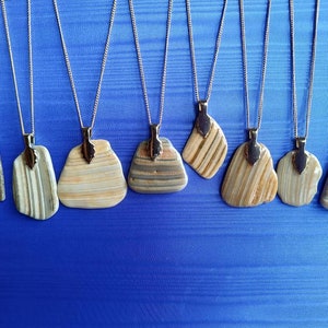 Shell Fragment Necklaces or Chokers, beach lovers jewelry, bridesmaid gifts, party favors, wedding party presents, tumbled seashell pendants