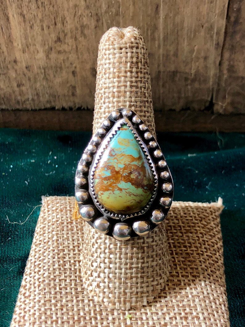 sz 8.5 Kingman Turquoise Picture Perfect Ring