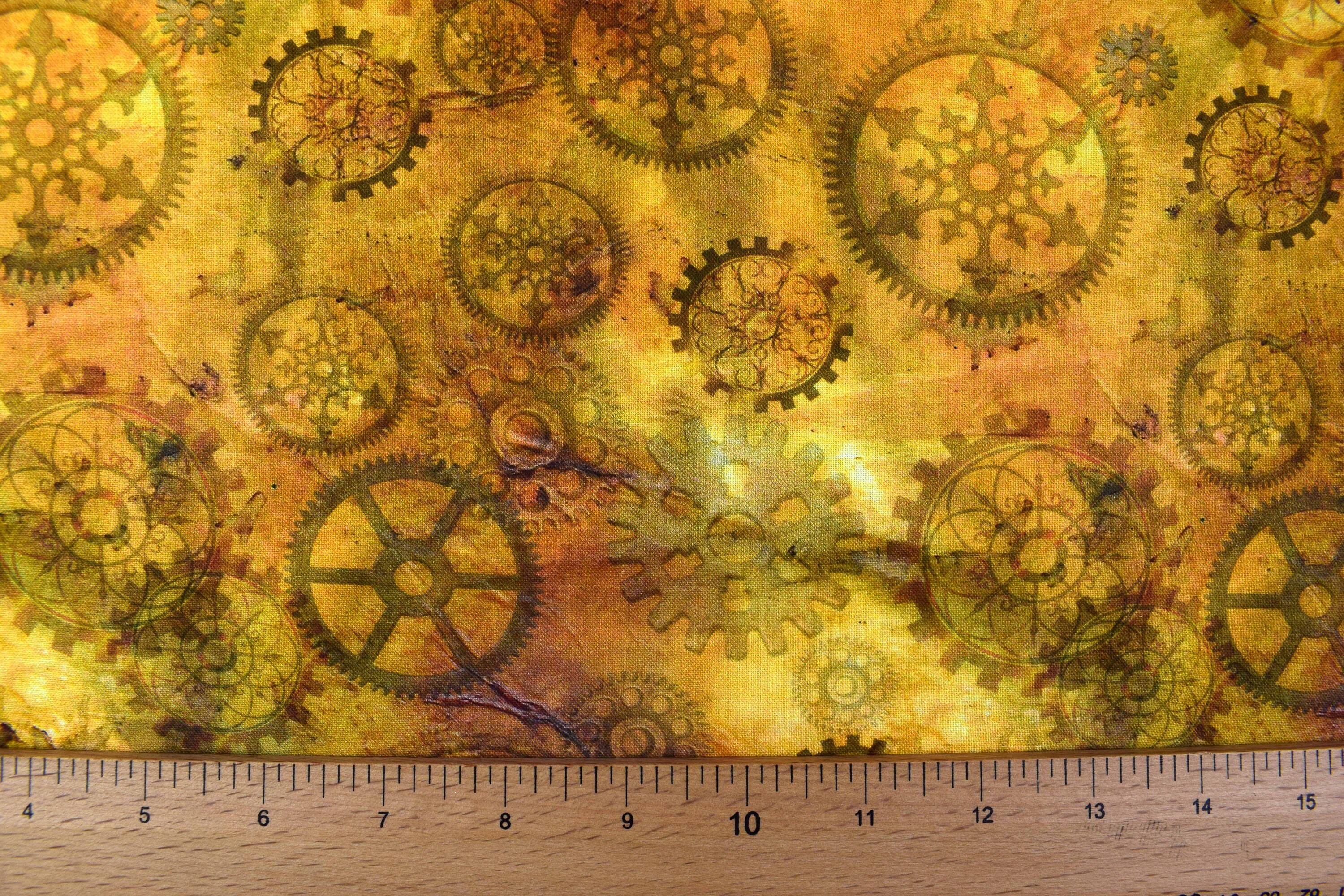 Cog Fabric Quilting Fabric Cotton Fabric Quilting - Etsy UK