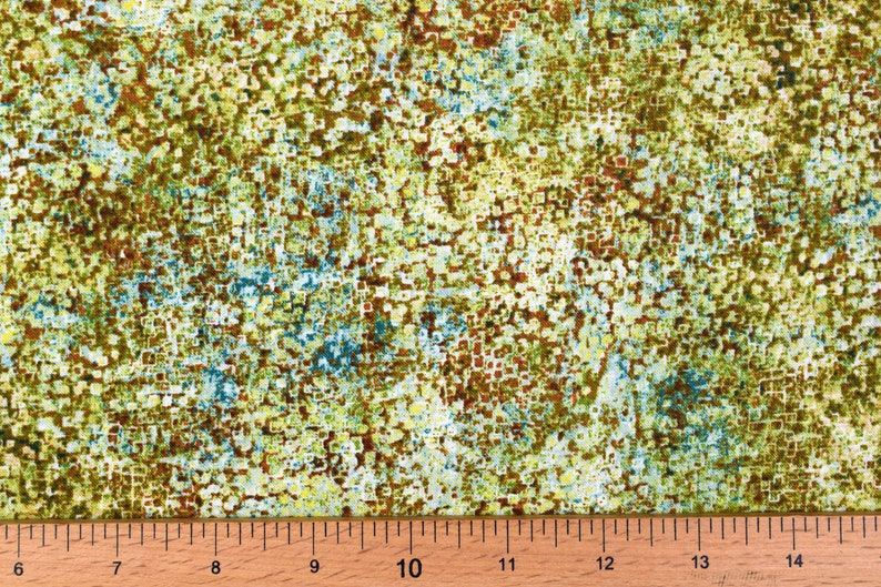 Light Teal Abstract Fabric Quilting Fabric Cotton Fabric Etsy