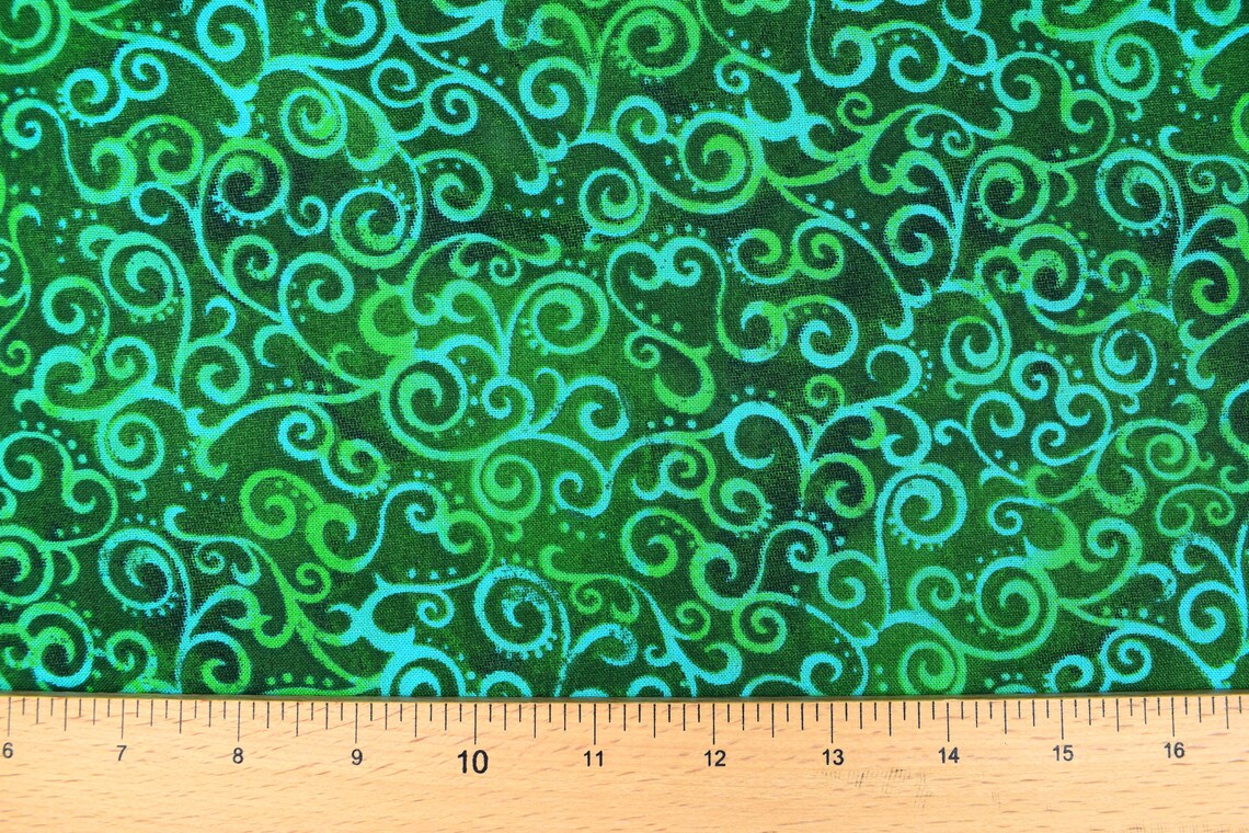 Tonal Green Extra Wide Quilt Backing Fabric Cotton Quilting Etsy