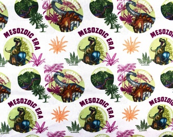Dinosaur Era fabric, Quilting fabric, cotton fabric,  Childrens fabric -  Price by the Half Metre