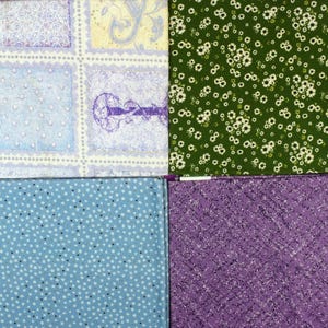 Pastel Fat Quarter Bundle: Quilting Cotton Fabric, Patchwork Pieces