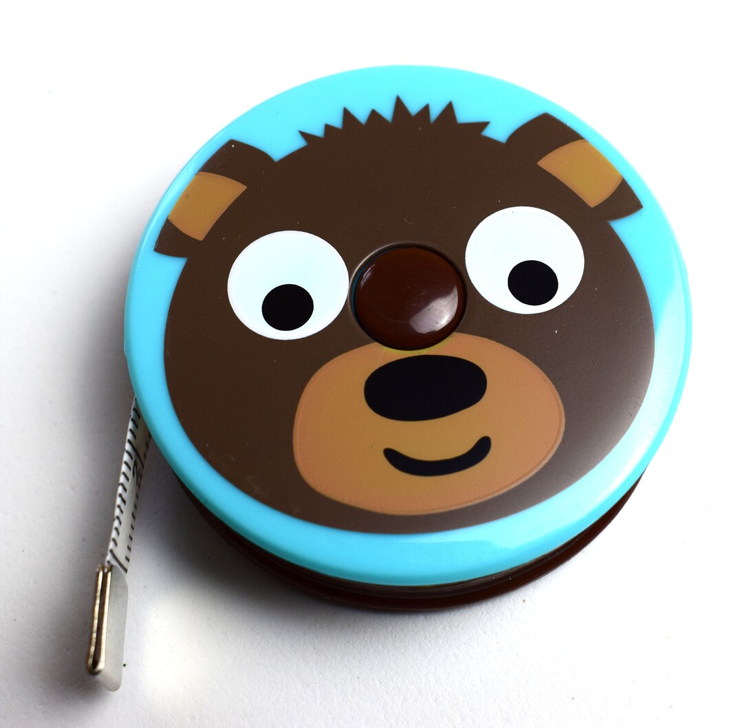 Childrens Tape Measure, Bear Tape Measure, Metro Zoo, Childrens Sewing