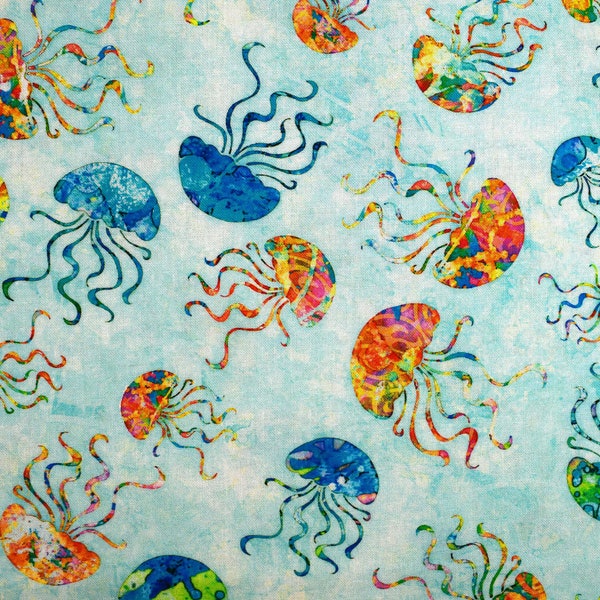 Jellyfish Fabric Etsy