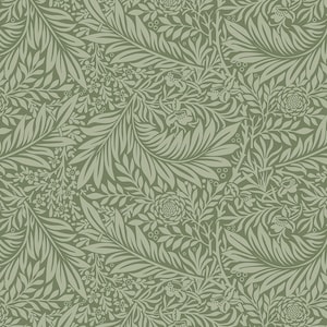 William Morris Larkspur White Quilt Backer William Morris Larkspur White Quilt Backer
