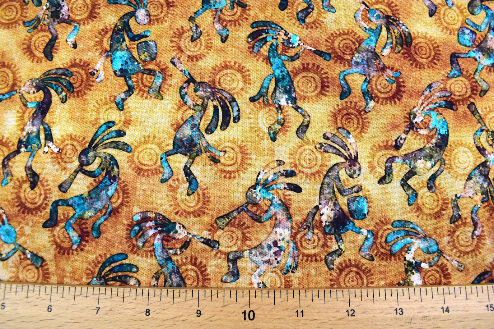 Kokopelli Fabric Native American Fabric Quilting Fabric Etsy