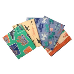 Explore the plains fat Quarter Bundle,  Natural History Museum, Dinosaur fabric