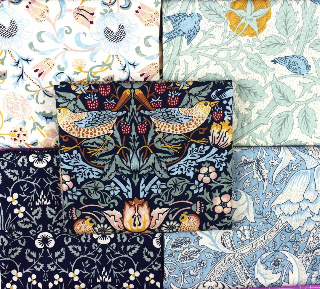 William Morris Natures Dream Fat Quarter Bundle Arts And Craft Fabric Il 1080xN.6579072241 D42w