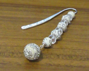 Bookmarks, Wire Wrapped, Kashmiri , Imperial Crystals Rondelle Beads - Large 17cms