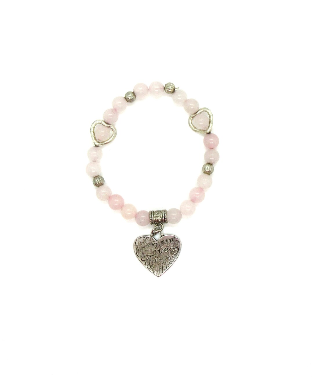 Lovionus89 Natuurlijk rozenkwarts hart liefde gesneden palm tas chakra energie kristal en genezing stenen, 45 mm