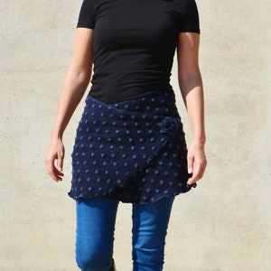 Hippe rok, cacheur, wollen sjaal, nierwarmer
