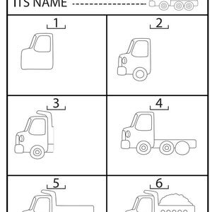 How to Draw Step-by-Step – Printable Drawing Worksheets – Kids Art Activity – Instant Download