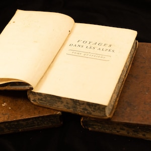 Voyages Dans Les Alpes - Vol. 2, 3 & 4 Antike Bücher von Horace Bénédict de Saussure