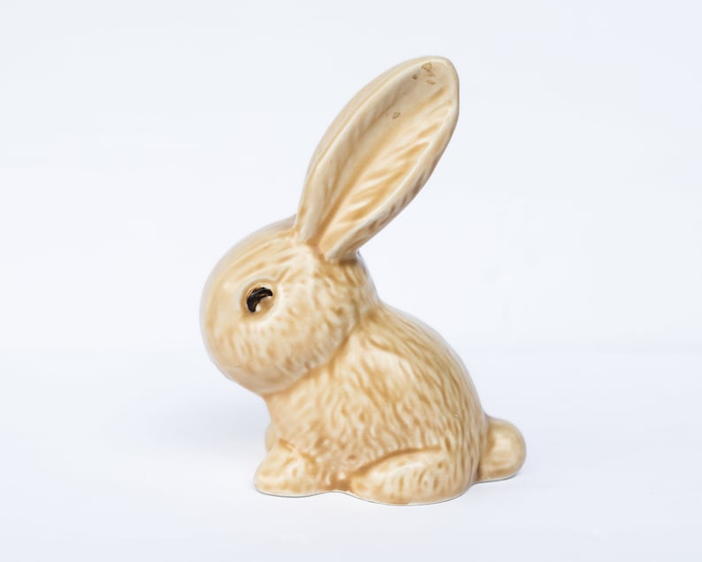 Vintage Avon Ware Ceramic Rabbit - Beige - Etsy