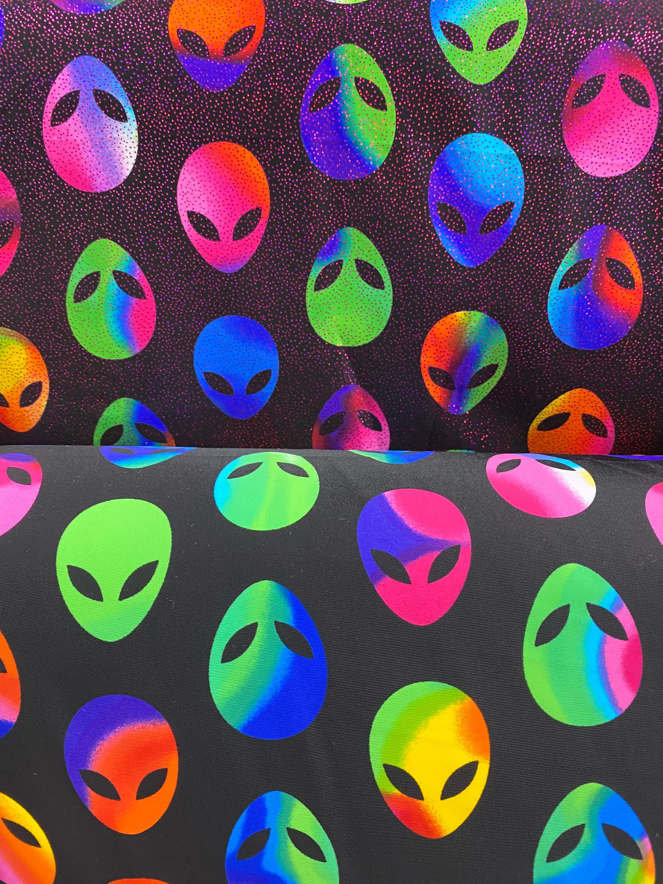 Alien Design Print on Best Quality of Nylon Spandex 4-way Stretch 58/60 ...