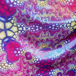 Nylon Spandex 4-way stretch Turtle design 58/60&quot; sold by the yd. ships worldwide from Los Angeles California USA