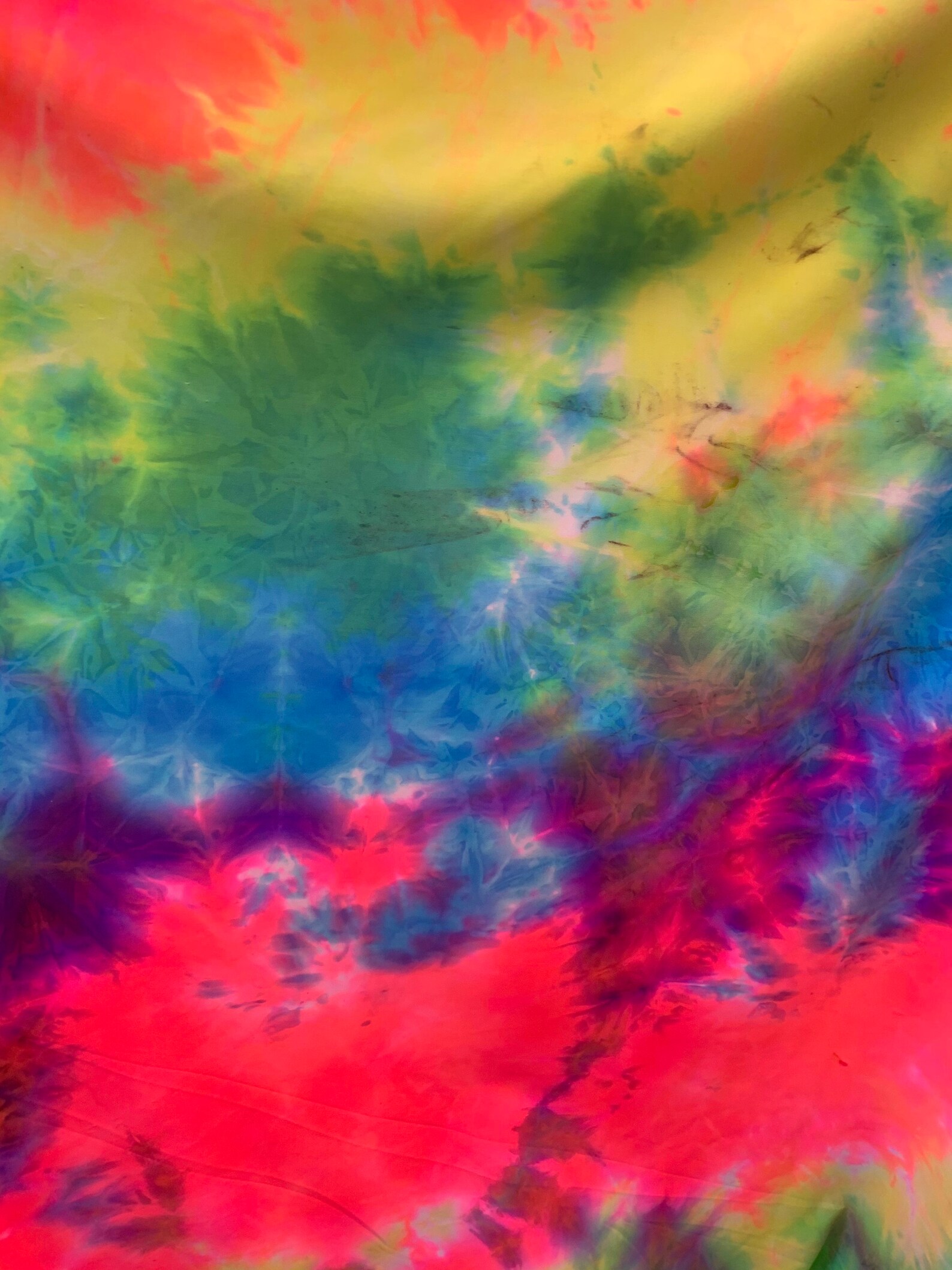 multicolor tie dye