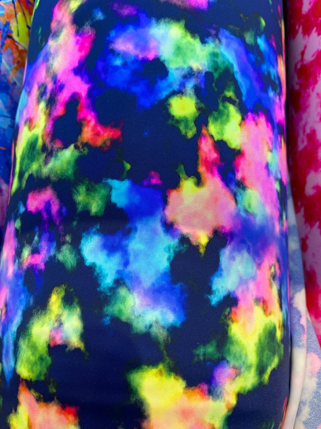 multicolor tie dye