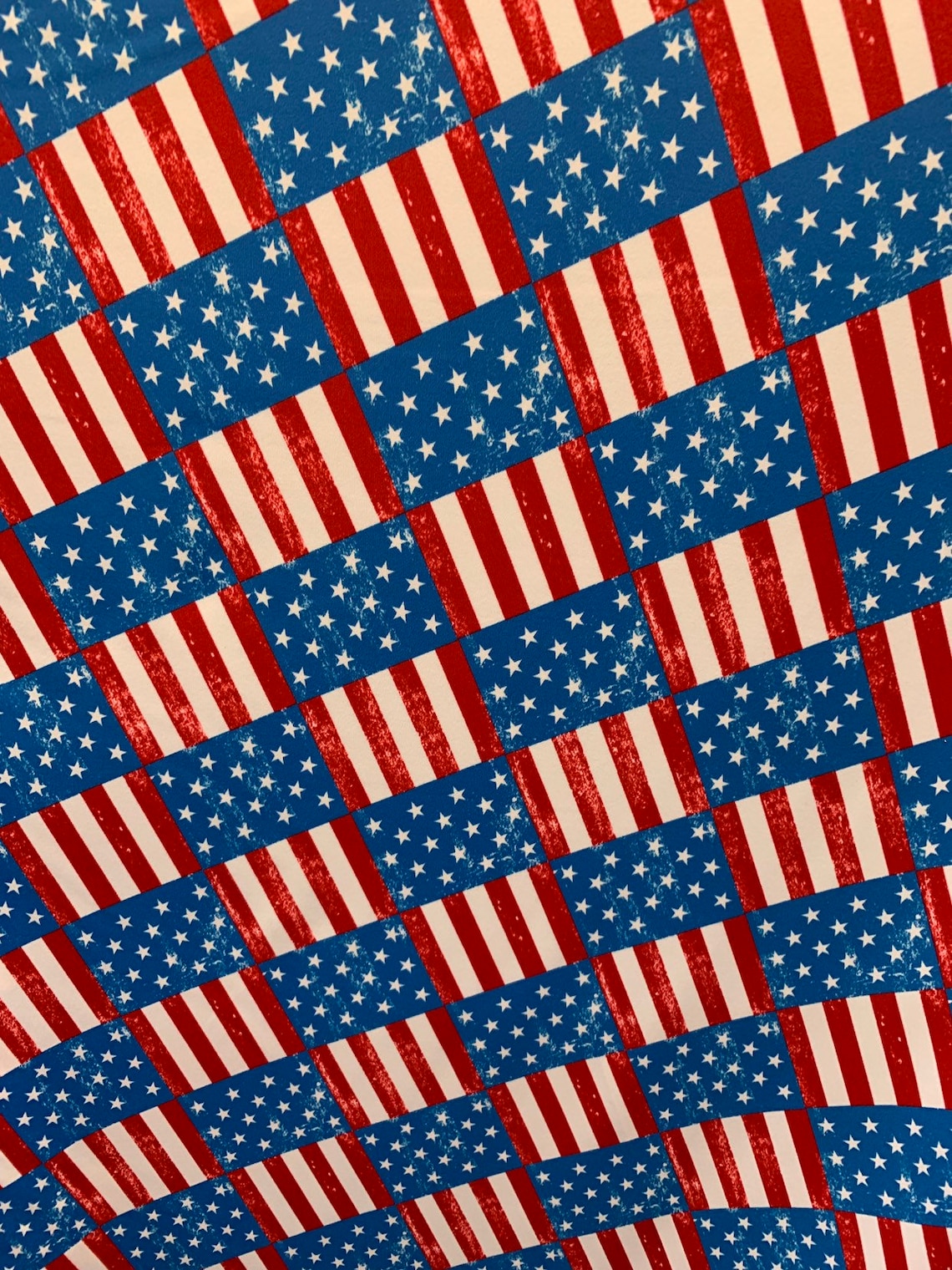 New American flag design print on great nylon spandex 4way Etsy