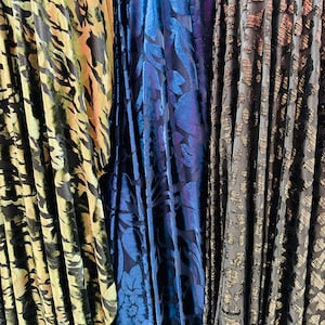Luxury burnout stretch velvet various designs 4-way stretch 58/60” High quality fabrics by AlexLAFabrics